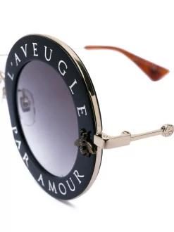 Gucci Eyewear 001 Lunettes De Soleil à Monture Ronde Homme 5 Gucci Eyewear 001 Lunettes De Soleil à Monture Ronde Homme -Gucci Eyewear Soldes 2022 12124060 10006974 600