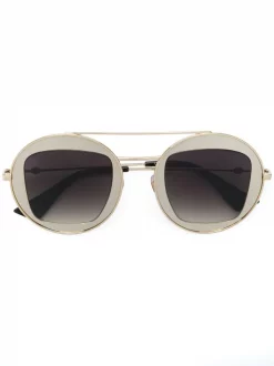 Gucci Eyewear Lunettes De Soleil Rondes Femme