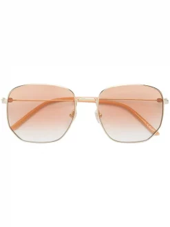 Gucci Eyewear 003 GOLD Lunettes Ă Monture Rectangulaire Femme