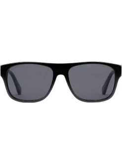 Gucci Eyewear Lunettes De Soleil à Monture Rectangulaire 7710 Black