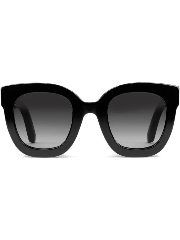 Gucci Eyewear 1112 BLACK Lunettes De Soleil à Monture Ronde Oversize Femme 1 Gucci Eyewear 1112 BLACK Lunettes De Soleil à Monture Ronde Oversize Femme