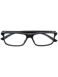 Gucci Eyewear 001 BLACK Lunettes De Vue à Monture Rectangulaire Homme