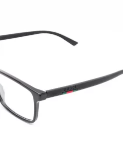 Gucci Eyewear 001 BLACK Lunettes De Vue à Monture Rectangulaire Homme -Gucci Eyewear Soldes 2022 13361222 15130756 600