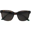 Gucci Eyewear Lunettes De Soleil à Monture Carrée 003 BROWN