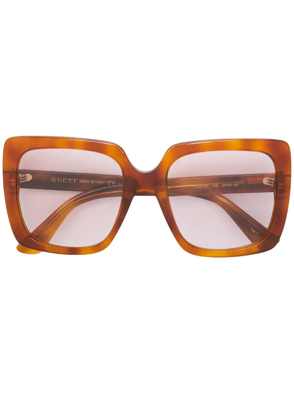 Gucci Eyewear Lunettes à Monture Rectangulaire Femme 1 Gucci Eyewear Lunettes à Monture Rectangulaire Femme