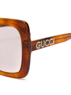 Gucci Eyewear Lunettes à Monture Rectangulaire Femme 6 Gucci Eyewear Lunettes à Monture Rectangulaire Femme -Gucci Eyewear Soldes 2022 13406452 15386070 600