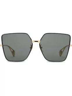 Gucci Eyewear 8815 Gold Lunettes De Soleil à Monture Carrée Femme