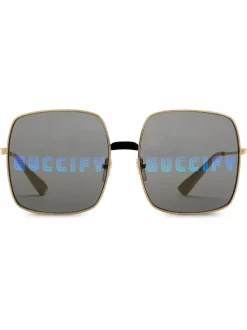 Gucci Eyewear 8999 Rectangular-frame Sunglasses Femme
