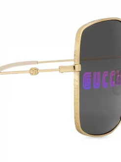 Gucci Eyewear 8999 Rectangular-frame Sunglasses Femme -Gucci Eyewear Soldes 2022 13449155 15472216 600