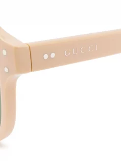 Gucci Eyewear WHITE Lunettes De Soleil à Monture Aviateur Homme 6 Gucci Eyewear WHITE Lunettes De Soleil à Monture Aviateur Homme -Gucci Eyewear Soldes 2022 13942348 18046790 600