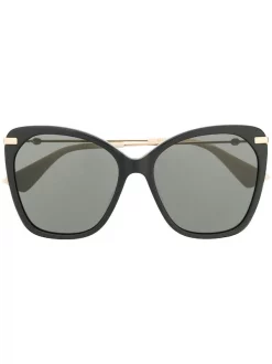 Gucci Eyewear 001 Lunettes De Soleil à Monture Oversize Femme