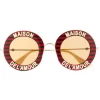 Gucci Eyewear 007 RED Lunettes De Soleil Maison De L'Amour Femme