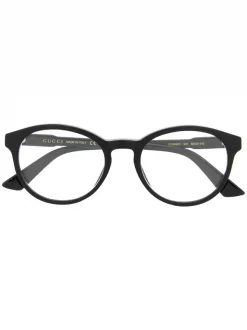 Gucci Eyewear 001 Lunettes De Vue à Monture Ronde Femme