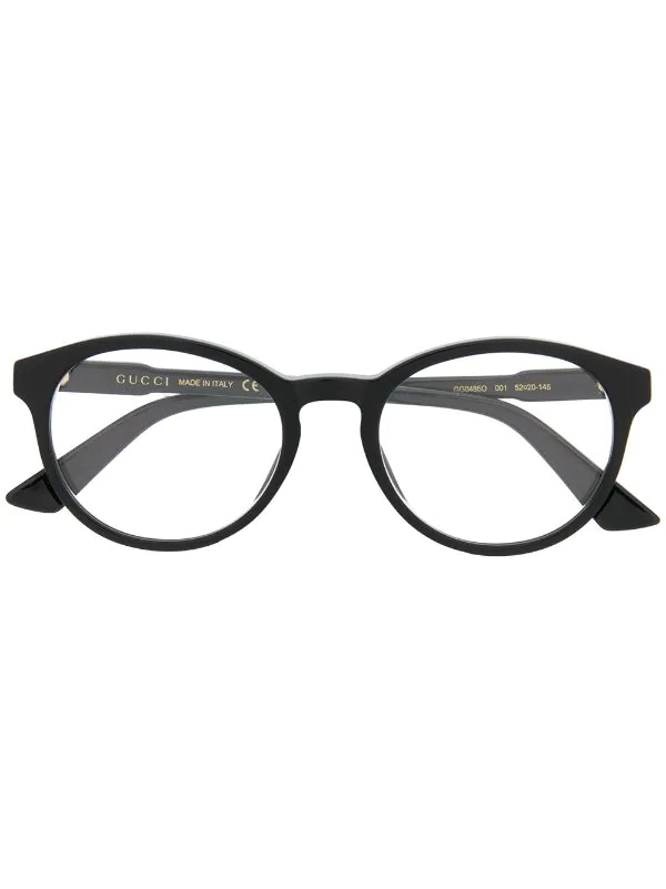 Gucci Eyewear 001 Lunettes De Vue à Monture Ronde Femme 1 Gucci Eyewear 001 Lunettes De Vue à Monture Ronde Femme