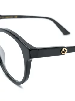 Gucci Eyewear 001 Lunettes De Vue à Monture Ronde Femme 5 Gucci Eyewear 001 Lunettes De Vue à Monture Ronde Femme -Gucci Eyewear Soldes 2022 14489920 21948886 600