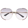 Gucci Eyewear Lunettes De Soleil à Monture Carrée Femme