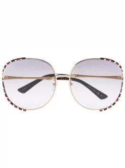 Gucci Eyewear Lunettes De Soleil à Monture Carrée Femme