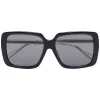 Gucci Eyewear Lunettes De Soleil à Monture Carrée 001 BLACK