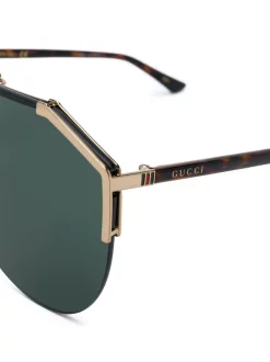 Gucci Eyewear Lunettes De Soleil à Monture Aviateur Femme 6 Gucci Eyewear Lunettes De Soleil à Monture Aviateur Femme -Gucci Eyewear Soldes 2022 14554382 22306299 600