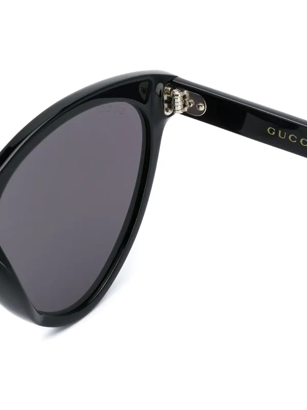 Gucci Eyewear 001 BLACK BLACK GREY Lunettes De Soleil à Monture Papillon Femme 3 Gucci Eyewear 001 BLACK BLACK GREY Lunettes De Soleil à Monture Papillon Femme – Image 3