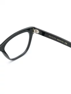 Gucci Eyewear 005 BLACK BLACK TRANSPARE Lunettes De Vue à Monture Papillon Femme -Gucci Eyewear Soldes 2022 14557235 22153750 600