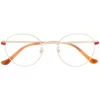 Gucci Eyewear Lunettes De Vue à Monture Ronde 007 GOLD