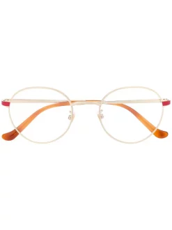 Gucci Eyewear Lunettes De Vue Ă Monture Ronde 007 GOLD