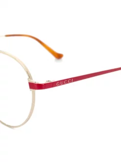Gucci Eyewear Lunettes De Vue à Monture Ronde 007 GOLD -Gucci Eyewear Soldes 2022 14582296 22345615 600