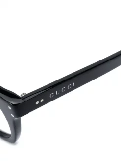 Gucci Eyewear 006 Black Lunettes De Vue à Monture Carrée Homme -Gucci Eyewear Soldes 2022 14582302 22345636 600