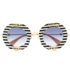 Gucci Eyewear Lunettes De Soleil à Monture Ronde Femme