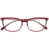 Gucci Eyewear Lunettes De Vue GG0549O 010 à Monture Carrée 010 BURGUNDY