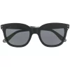 Gucci Eyewear 001 BLACK Lunettes De Soleil à Monture Carrée Femme