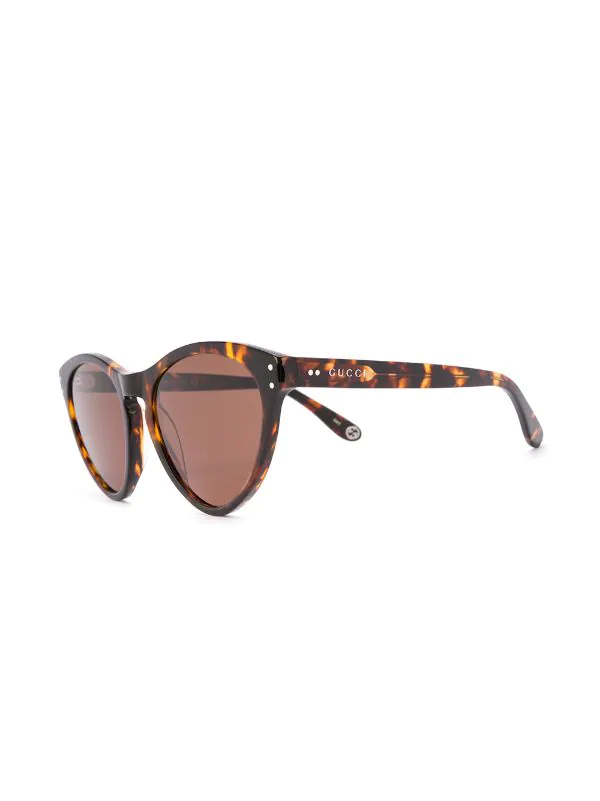 Gucci Eyewear 002 BROWN Lunette De Soleil à Monture Papillon Femme 2 Gucci Eyewear 002 BROWN Lunette De Soleil à Monture Papillon Femme – Image 2