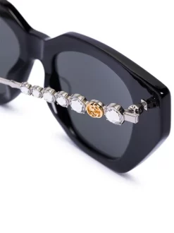 Gucci Eyewear Lunettes De Soleil à Monture Papillon 001 -Gucci Eyewear Soldes 2022 14845161 27831627 600