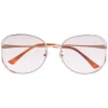 Gucci Eyewear Lunettes De Soleil à Monture Ronde 005