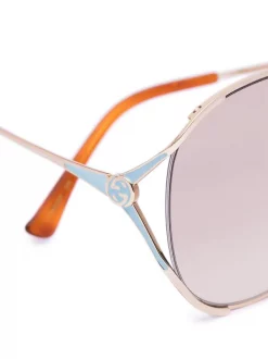 Gucci Eyewear Lunettes De Soleil à Monture Ronde 005 -Gucci Eyewear Soldes 2022 14922755 26141626 600