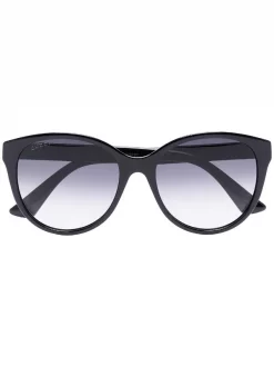 Gucci Eyewear Lunettes De Soleil à Monture Ronde Femme