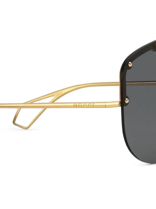 Gucci Eyewear Lunettes De Soleil Mask 8017 Black 3 Gucci Eyewear Lunettes De Soleil Mask 8017 Black – Image 3