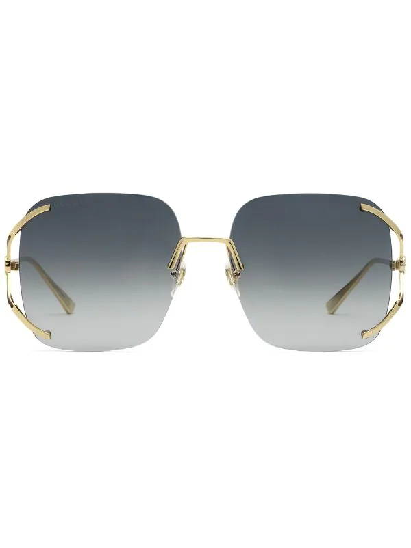 Gucci Eyewear 8017 Grey Lunettes De Soleil à Monture Carrée Femme 1 Gucci Eyewear 8017 Grey Lunettes De Soleil à Monture Carrée Femme