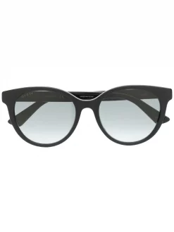 Gucci Eyewear Lunettes De Soleil à Monture Ronde Femme
