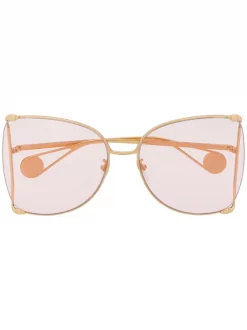Gucci Eyewear Lunettes De Soleil à Monture Papillon Femme