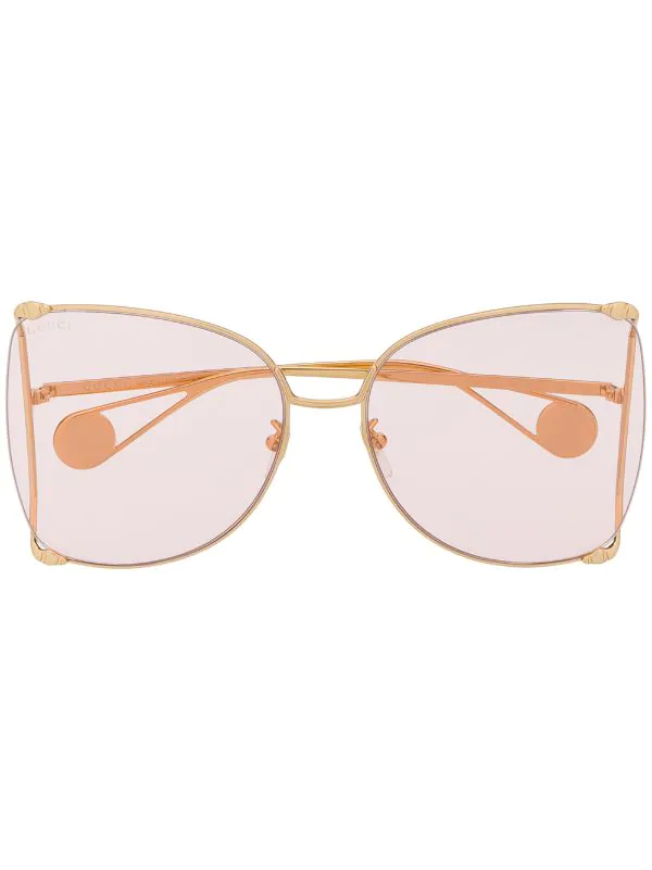 Gucci Eyewear Lunettes De Soleil à Monture Papillon Femme 1 Gucci Eyewear Lunettes De Soleil à Monture Papillon Femme