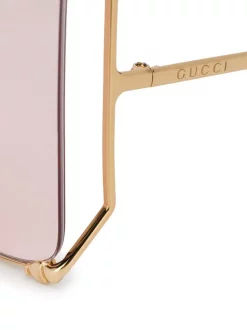 Gucci Eyewear Lunettes De Soleil à Monture Papillon Femme 5 Gucci Eyewear Lunettes De Soleil à Monture Papillon Femme -Gucci Eyewear Soldes 2022 15016020 25000568 600