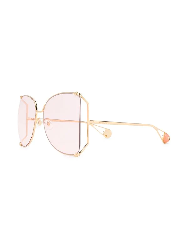 Gucci Eyewear Lunettes De Soleil à Monture Papillon Femme 2 Gucci Eyewear Lunettes De Soleil à Monture Papillon Femme – Image 2