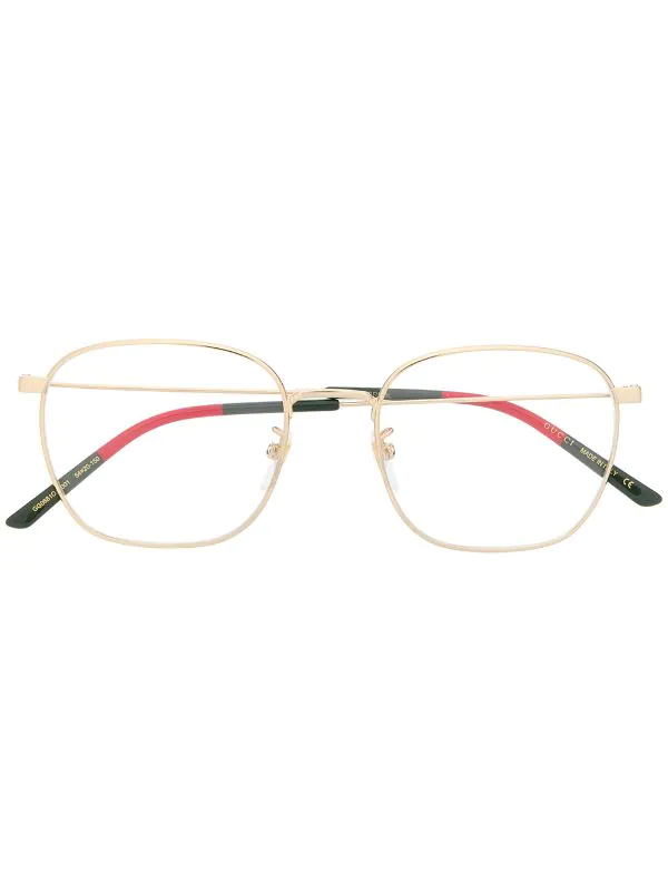 Gucci Eyewear Lunettes De Vue GG0681O à Monture Carrée 001 1 Gucci Eyewear Lunettes De Vue GG0681O à Monture Carrée 001