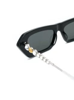 Gucci Eyewear Lunettes De Soleil à Monture Rectangulaire Femme -Gucci Eyewear Soldes 2022 15023916 25117493 600