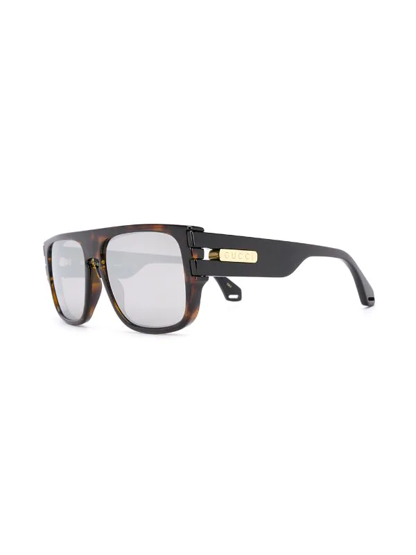 Gucci Eyewear Lunettes De Soleil GG0664S à Monture Rectangulaire 004 2 Gucci Eyewear Lunettes De Soleil GG0664S à Monture Rectangulaire 004 – Image 2