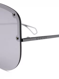 Gucci Eyewear Lunettes De Soleil à Monture Oversize 002 -Gucci Eyewear Soldes 2022 15070757 25381000 600