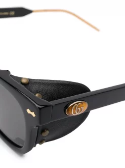 Gucci Eyewear 001 BLACK GREY Lunettes De Soleil à Monture Carrée Homme 5 Gucci Eyewear 001 BLACK GREY Lunettes De Soleil à Monture Carrée Homme -Gucci Eyewear Soldes 2022 15074808 25506123 600