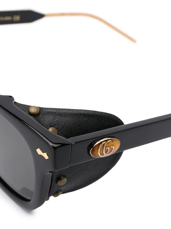 Gucci Eyewear 001 BLACK GREY Lunettes De Soleil à Monture Carrée Homme 3 Gucci Eyewear 001 BLACK GREY Lunettes De Soleil à Monture Carrée Homme – Image 3